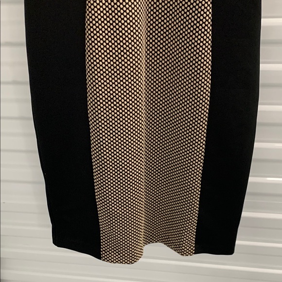 Connected Apparel Black Sheath Midi Dress V-Neck - Picture 6 of 9